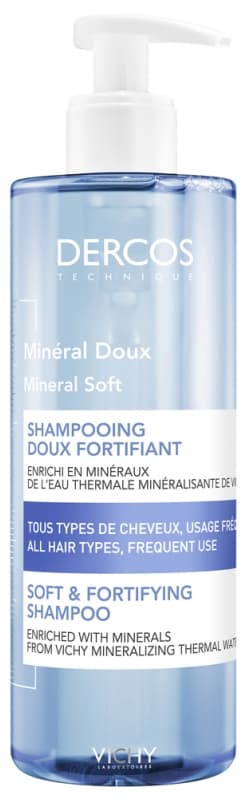 ВИШИ ДЕРКОС ШАМПОАН МИНЕРАЛЕН С ВУЛКАНИЧНА ВОДА 400МЛ